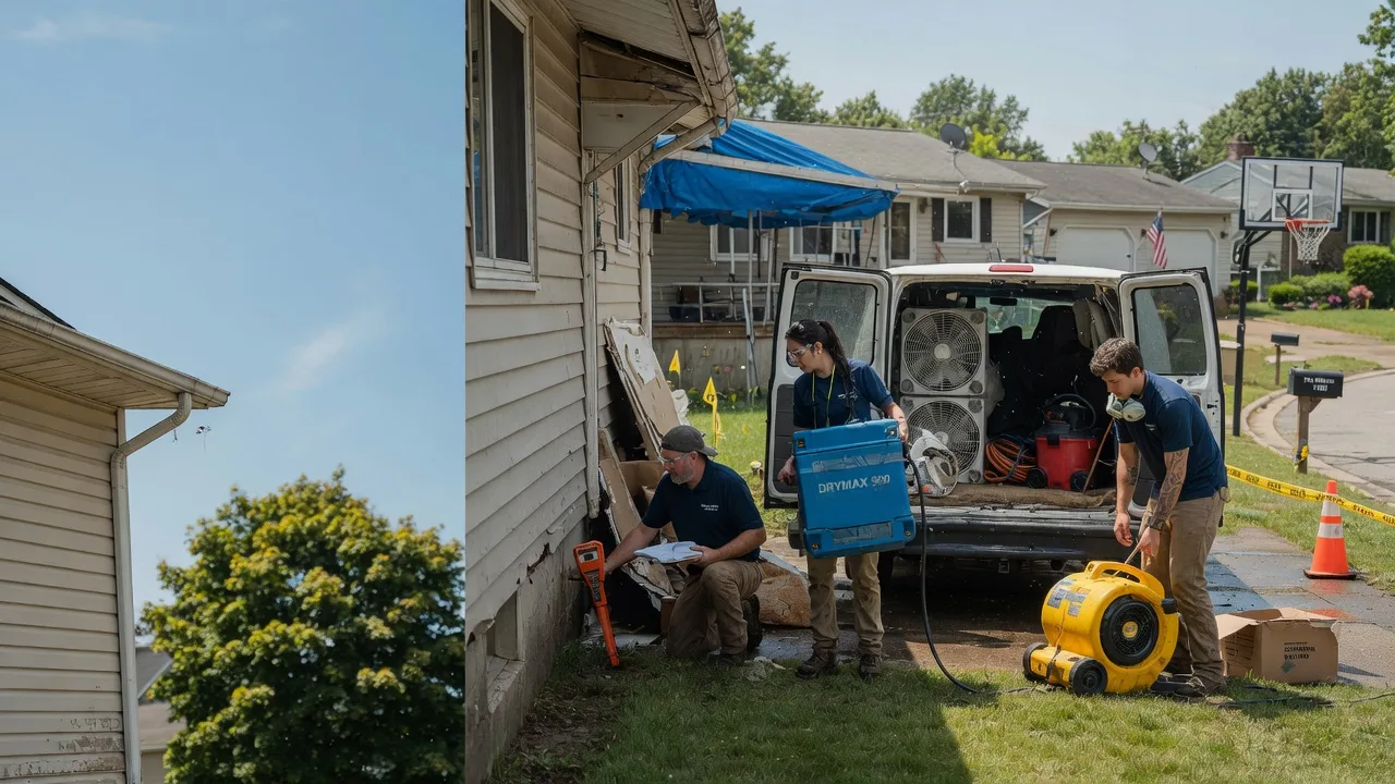 Ceiling Leak Cleanup in Dunkirk, NY near me